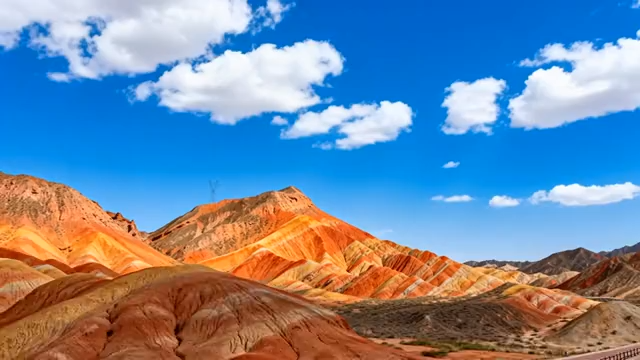 甘肃张掖七彩丹霞自然风光(1)3866#横
