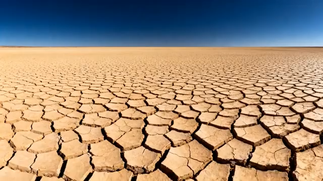 干旱大地干裂景象5173#横