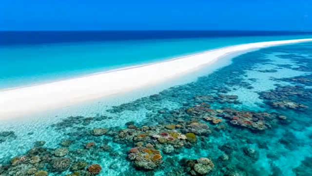 俯瞰美丽海滩与海洋景观745#横