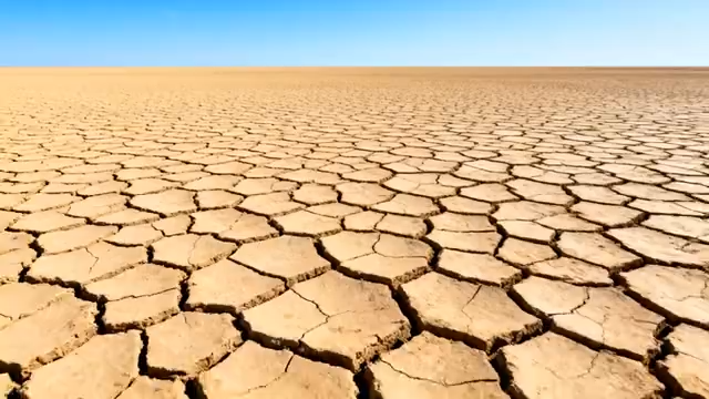 干旱土地全景2372#横屏 