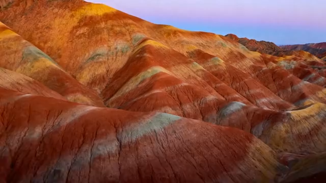 甘肃张掖七彩丹霞山脉景观9#横