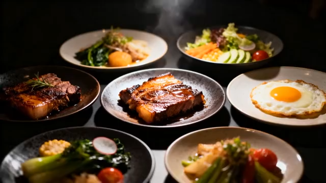 丰盛西餐美食菜肴4355#横