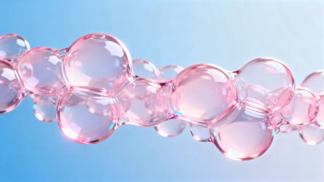 粉色透明细胞渲染画面1709#横