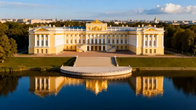 俄罗斯宫殿建筑全景863#横