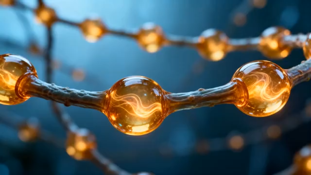 发光玻璃珠串特写2635#横屏 