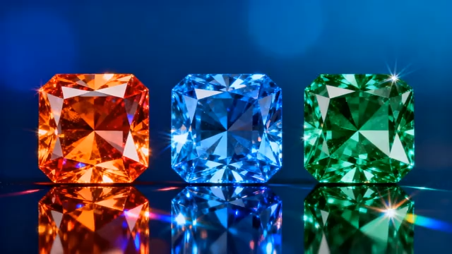 多彩方形宝石特写442#横屏 