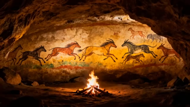 洞穴内科技感佛像场景2720#横