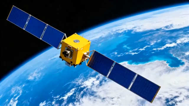 地球轨道卫星飞行画面5192#横