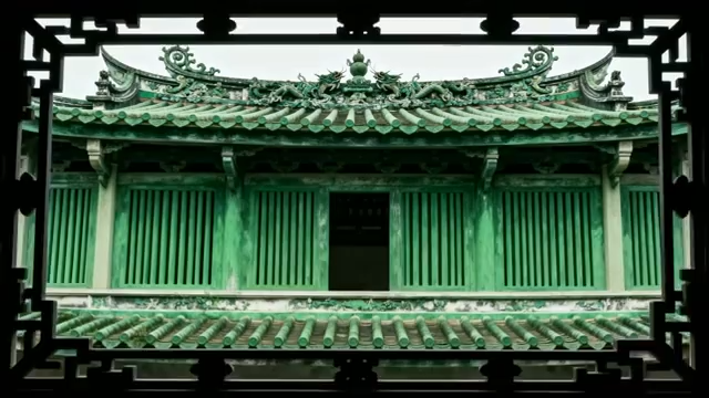 传统古建筑屋顶特写素材3285#横