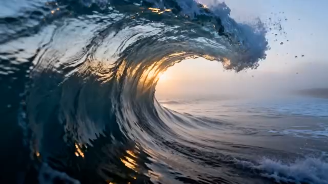 大海波浪特写2443#横