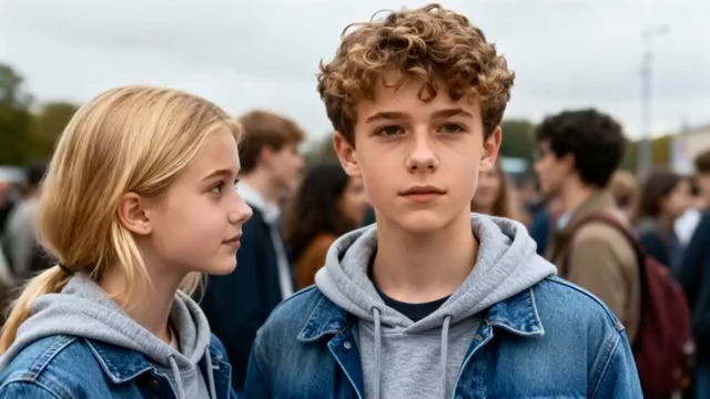  校园里的青春悸动2518#横屏 