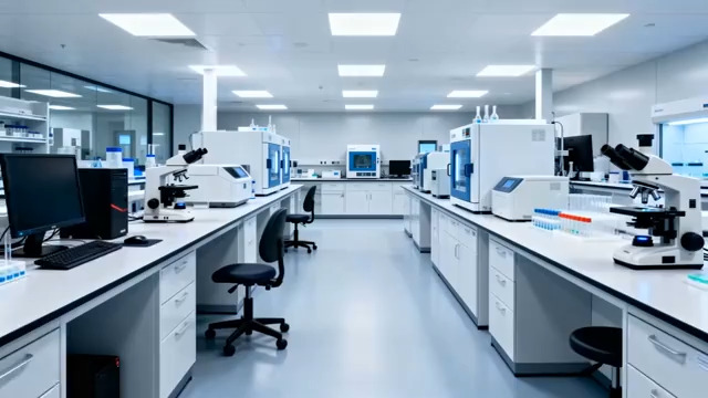  现代化科研实验室全景2469#横屏 	 