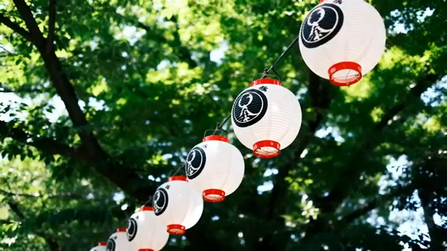  夏日日式灯笼装饰2444#横屏 