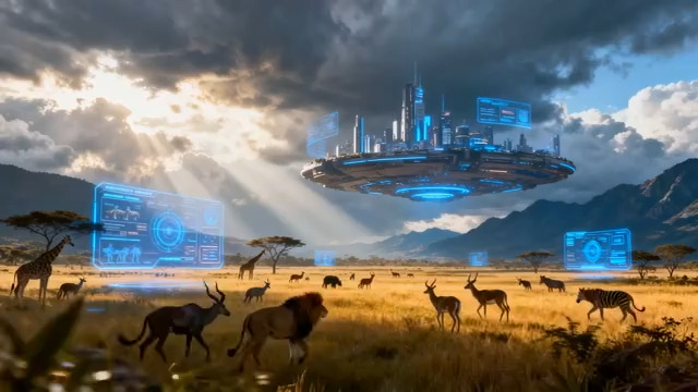  未来都市悬浮草原2302#横屏 	 