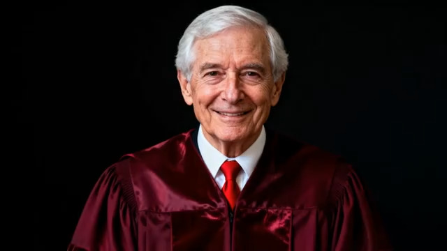  微笑的老教授形象2279#横屏 	 -