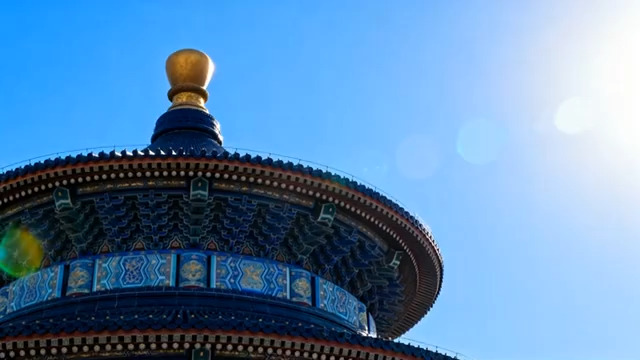  天坛祈年殿穹顶特写2237#横屏 