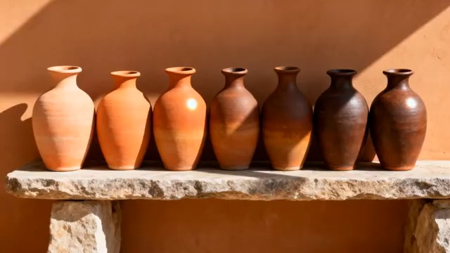  陶瓶排列艺术展示2229#横屏 	 