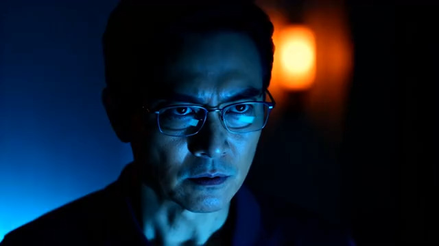  深夜专注工作的男性2074#横屏 