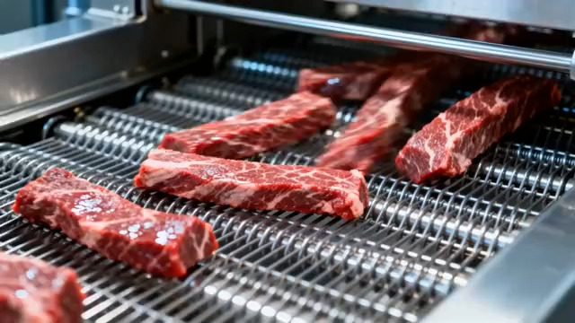  生鲜牛肉加工流水线2077#横屏 	 