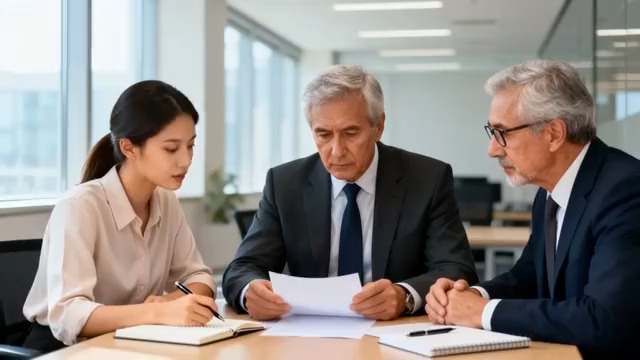  商务团队会议讨论2016#横屏 	 