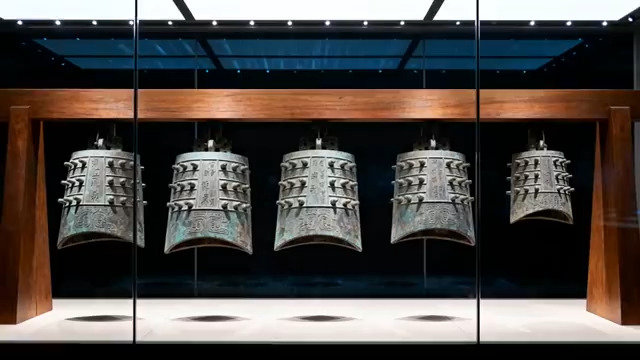  青铜编钟 古代乐器1745#横屏 	 