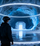 VR探索冰雪未来洞穴3#横屏 