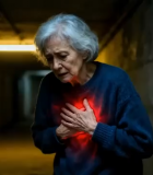 老人地下通道突发心脏不适5853#横屏 