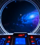 宇宙飞船驾驶舱内景12188#横屏 