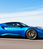 蓝色跑车公路行驶画面(1)9199#横屏 