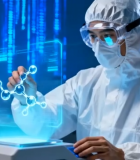 科研人员实验室操作虚拟分子2062#横屏 