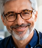 医院里微笑的男医生5240#横屏 