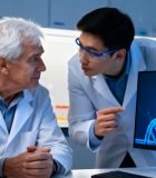 	 科研人员实验室研讨研究10904#横屏 