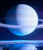 科幻风格星球远景画面1432#横屏 