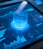 科技感数据屏幕展示画面3993#横屏 