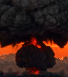 巨大蘑菇云爆炸场景(1)11426#横屏 