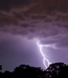 夜空闪电自然风光素材11423#横屏 