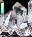 	 晶莹剔透水晶宝石特写8036#横屏 