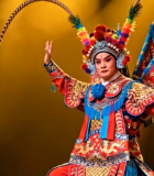 京剧演员舞台表演瞬间8718#横屏 