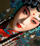 京剧人物面部特写素材11549#横屏 