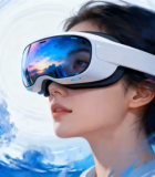 女性佩戴眼镜画面5#横屏 