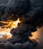 蘑菇云爆炸特效素材(1)1825#横屏 