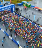 	 马拉松比赛起跑现场人群画面9088#横屏 