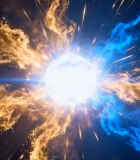 粒子光效放射能量球素材8569#横屏 