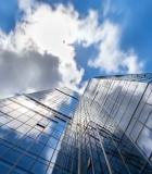 仰视摩天大楼玻璃幕墙2209#横屏 