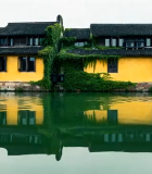 江南水乡古建筑临水风景(1)12829#横屏 