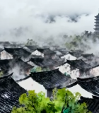 江南水乡古建筑全景3#横屏 