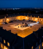 建筑夜景鸟瞰全景730#横屏 