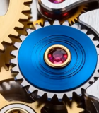 机械齿轮微距特写素材1703#横屏 