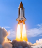 火箭发射升空场景()(1)6161#横屏 