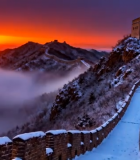 雪后长城日出风光(1)7557#横屏 